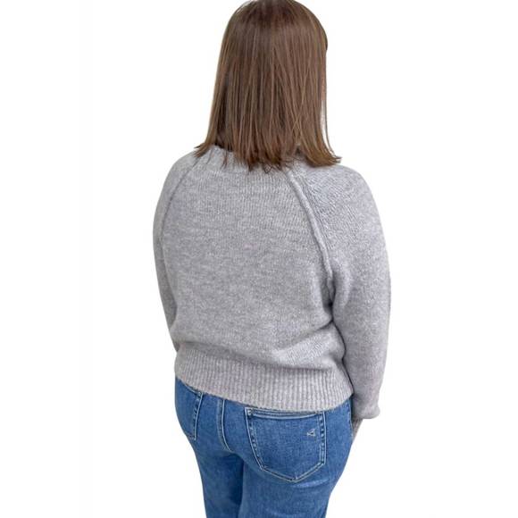 NEW Z SUPPLY adrian sweater in heather grey - Picture 3 of 3